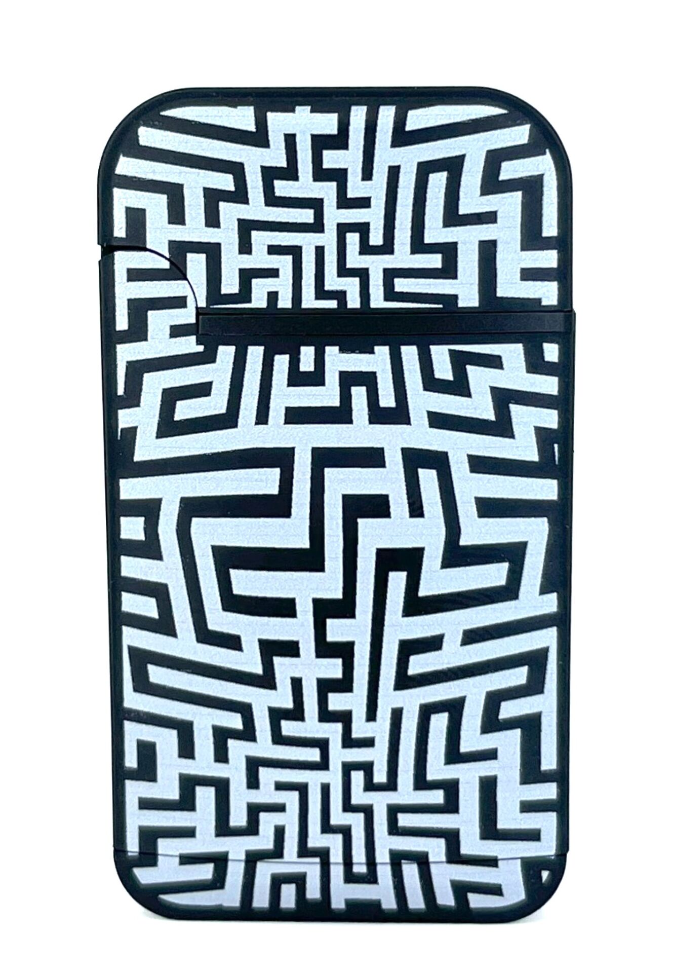 Zengaz Cool Tasarım Jet Alev Çakmak - B&W Maze