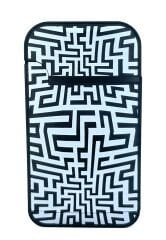 Zengaz Cool Tasarım Jet Alev Çakmak - B&W Maze