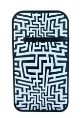 Zengaz Cool Tasarım Jet Alev Çakmak - B&W Maze