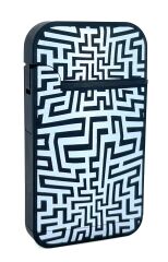 Zengaz Cool Tasarım Jet Alev Çakmak - B&W Maze