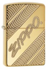 Zippo Coiled Armor Case Gold Çakmak