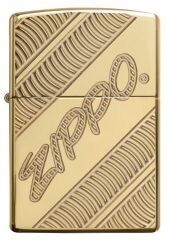 Zippo Coiled Armor Case Gold Çakmak