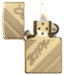 Zippo Coiled Armor Case Gold Çakmak