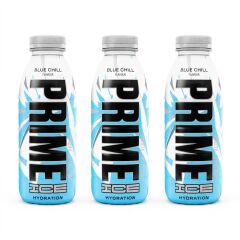 Prime Blue Chill Ice Hydration 500 ml - Karışık Aromalı Sporcu İçeceği (3 ADET)