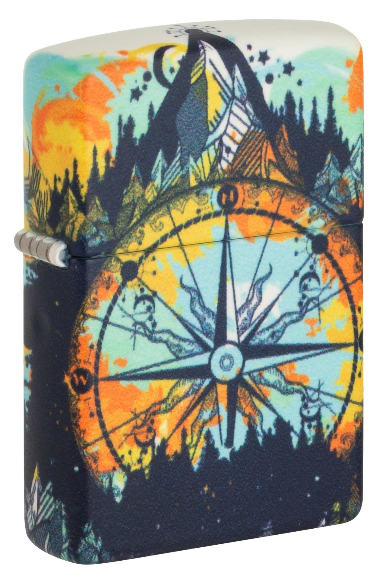 Zippo Compass / Pusula Design Glow In The Dark Çakmak