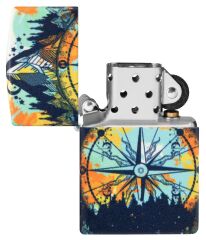 Zippo Compass / Pusula Design Glow In The Dark Çakmak