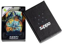 Zippo Compass / Pusula Design Glow In The Dark Çakmak