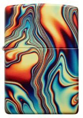 Zippo Colorful Swirl Pattern Design Glow In The Dark Çakmak