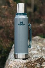 Stanley Legendary Klasik Vakumlu Paslanmaz Çelik Termos 1LT - Hammertone Ice