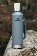 Stanley Legendary Klasik Vakumlu Paslanmaz Çelik Termos 1LT - Hammertone Ice
