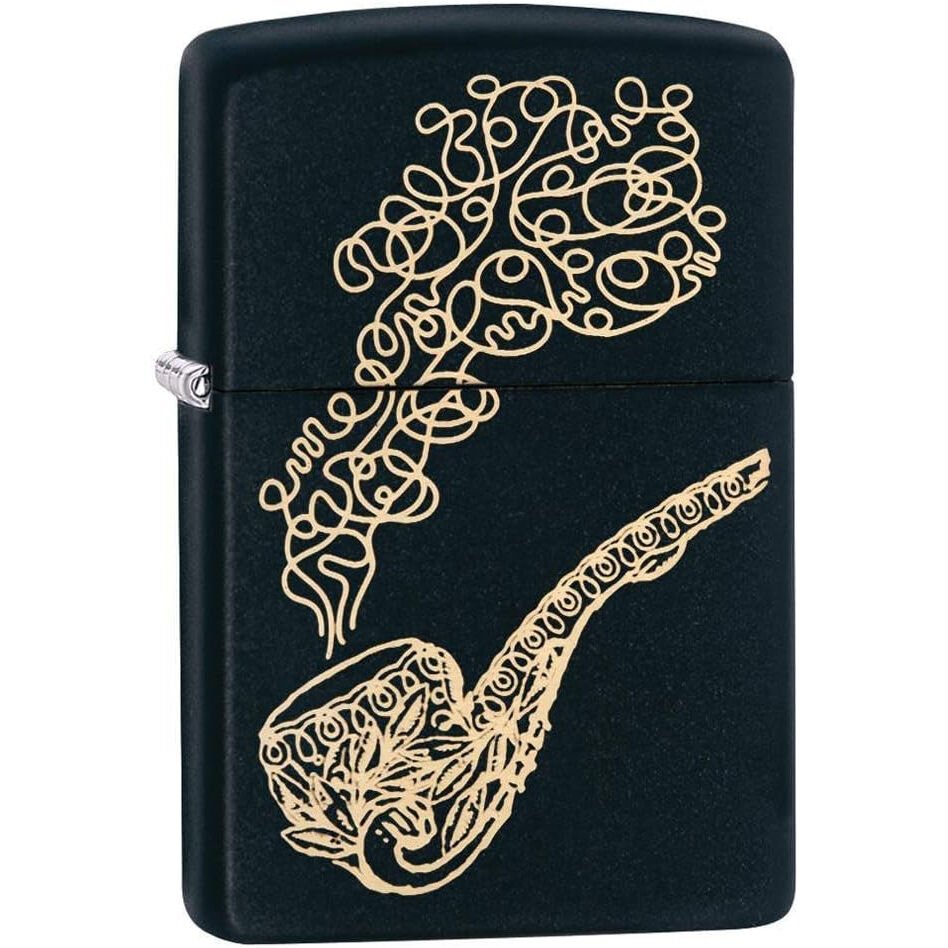 Zippo Lazer Pipo Gravür İşleme Pipo Çakmağı