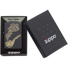 Zippo Lazer Pipo Gravür İşleme Pipo Çakmağı