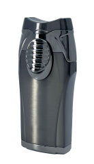 Parmida Gunmetal 3’ü 1 Arada Lüks Puro Çakmağı – Entegre Punch (Delici)