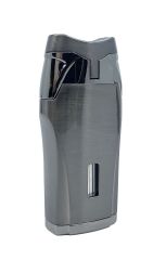Parmida Gunmetal 3’ü 1 Arada Lüks Puro Çakmağı – Entegre Punch (Delici)
