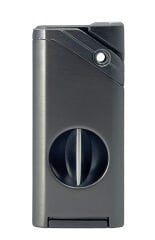 Parmida Özel Seri Pürmüz Çakmak ve Entegre Puro Kesici Seti - Füme Metal