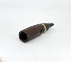 Pipsan Toscanello Backwoods İşlemeli Ağızlık Kahverengi - Altın Renk Metal Bilezikli