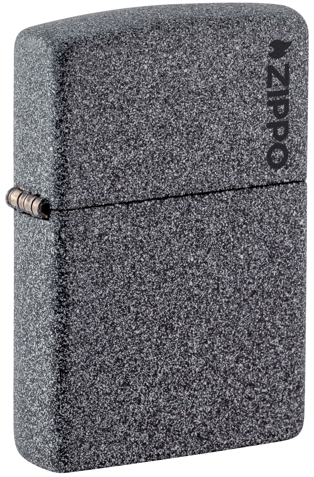 Zippo Iron Stone Black Logo Dizayn Çakmak