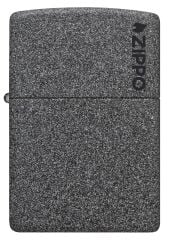 Zippo Iron Stone Black Logo Dizayn Çakmak
