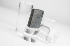 Zippo Iron Stone Black Logo Dizayn Çakmak