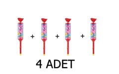 Chupa Chups Melody Pops Düdüklü Lolipop Şeker - Çilekli 15g x 4 Adet