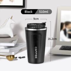 Termos Bardak Mug 510ml Siyah
