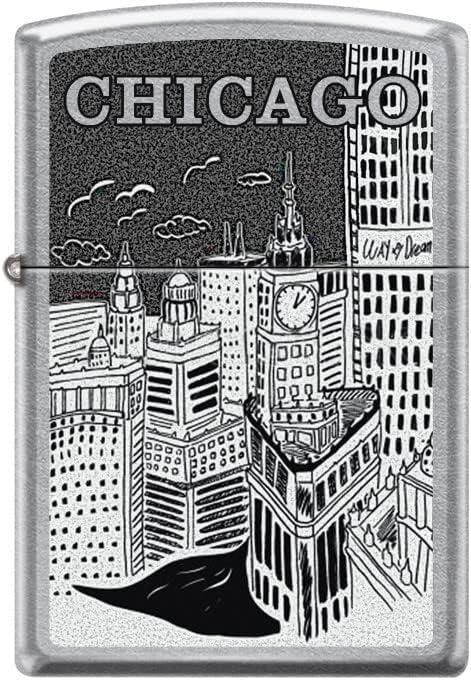 Zippo Chicago Sketch Dizayn Çakmak