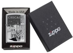 Zippo Chicago Sketch Dizayn Çakmak