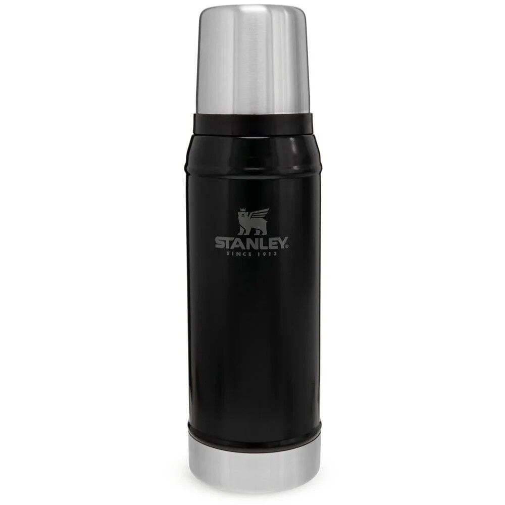 Stanley Klasik Vakumlu Paslanmaz Çelik Termos 0.75 LT - Matte Black Pebble