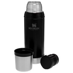 Stanley Klasik Vakumlu Paslanmaz Çelik Termos 0.75 LT - Matte Black Pebble