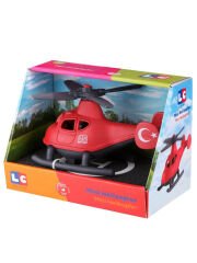 Let's Be Child Minik Helikopter Tekli Kırmızı