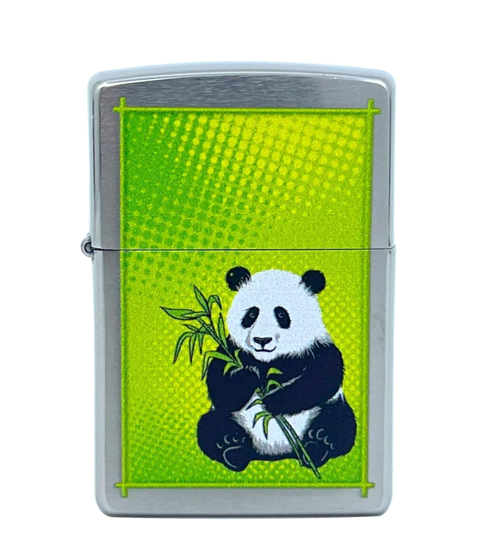Zippo Panda Bear Sitting With Bamboo Dizayn Çakmak