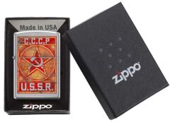 Zippo USSR Poster Dizayn Çakmak