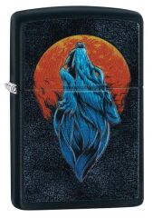 Zippo Wolf And Moon Design Çakmak