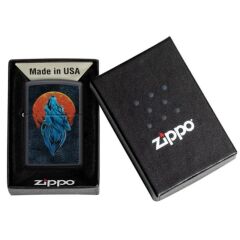 Zippo Wolf And Moon Design Çakmak