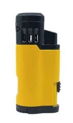 Parmida Rüzgara Dayanıklı 3'lü Jet Alev Pürmüz Çakmak - Pro Tasarım - Sarı Siyah