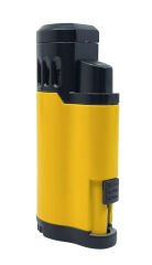 Parmida Rüzgara Dayanıklı 3'lü Jet Alev Pürmüz Çakmak - Pro Tasarım - Sarı Siyah