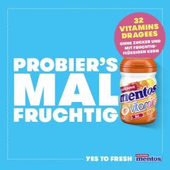 Mentos Vitamin Turunçgil Aromalı Draje Sakız 90 G (1Adet)