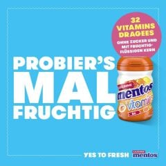 Mentos Vitamin Turunçgil Aromalı Draje Sakız 90 G (1Adet)