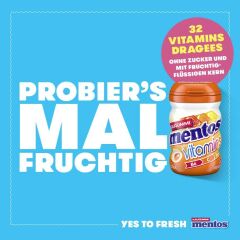 Mentos Vitamin Turunçgil Aromalı Draje Sakız 90 G (1Adet)