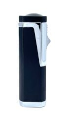 Profesyonel 3’lü Pürmüz Çakmak (Puro Delicili) Siyah - Krom