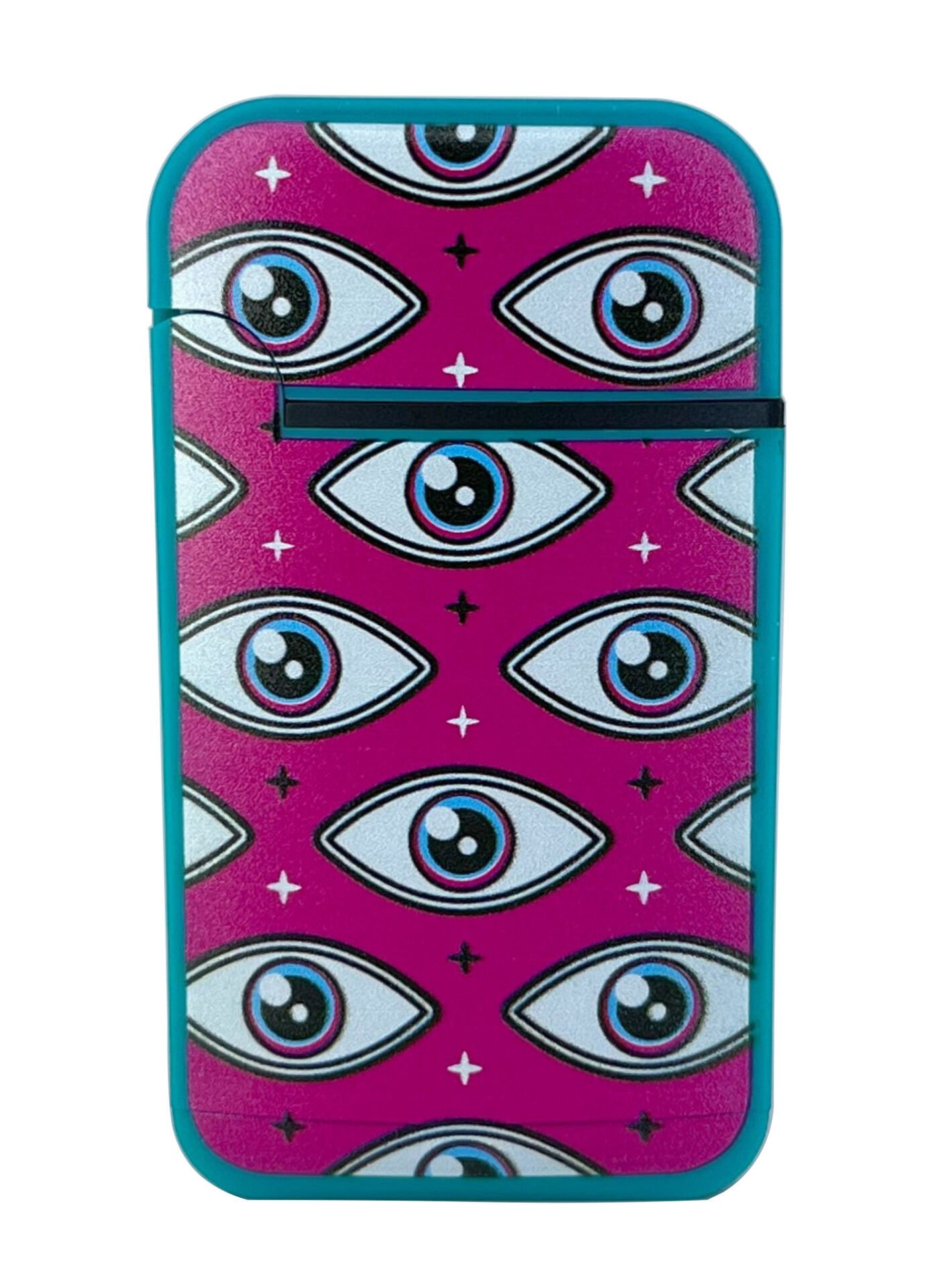 Zengaz Cool Tasarım Jet Alev Çakmak - Pink Eyes