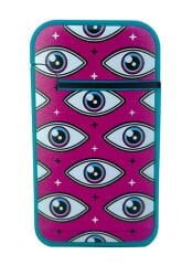 Zengaz Cool Tasarım Jet Alev Çakmak - Pink Eyes