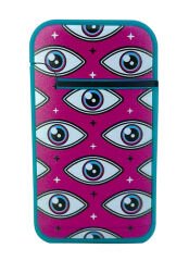 Zengaz Cool Tasarım Jet Alev Çakmak - Pink Eyes