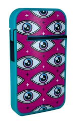 Zengaz Cool Tasarım Jet Alev Çakmak - Pink Eyes