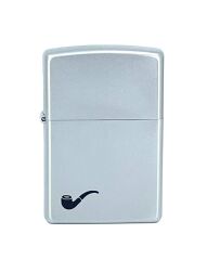 Zippo Pipe Satin Chrome Dizayn Pipo Çakmağı