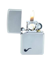 Zippo Pipe Satin Chrome Dizayn Pipo Çakmağı