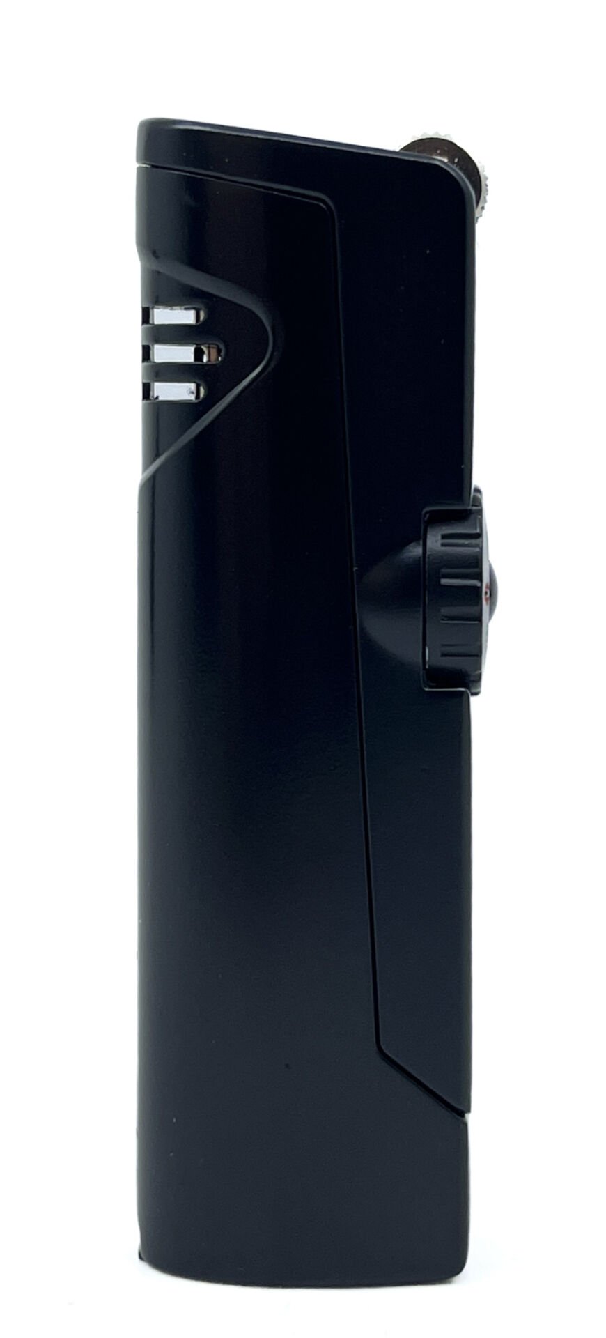 Zenit Çift Pürmüzlü Jet Alevli Metal Puro Çakmağı – Siyah