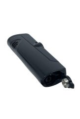 Zenit Çift Pürmüzlü Jet Alevli Metal Puro Çakmağı – Siyah