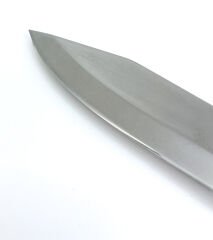 Paslanmaz Çelik Bushcraft Av Bıçağı + Deri Kılıf