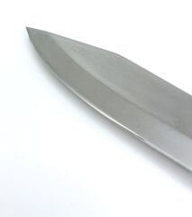 Paslanmaz Çelik Bushcraft Av Bıçağı + Deri Kılıf